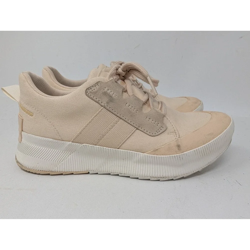 Sorel Shoes Womens Size 8 Beige Waterproof Natural Rubber Out N About NL4970